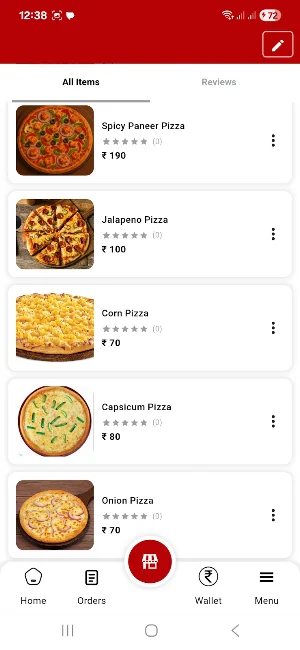Redgo Restaurant Partner Screenshot 2