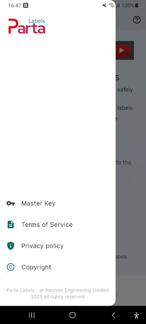 Parta Labels Screenshot 1