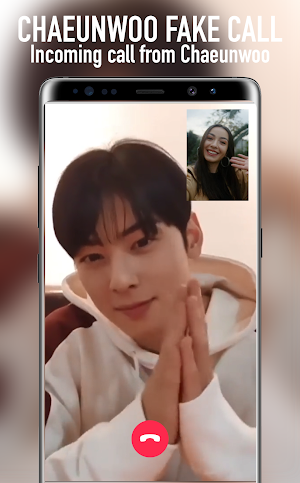 Chaeunwoo Fake Call Screenshot 1