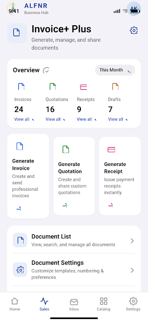 Alfnr Business Hub Screenshot 2