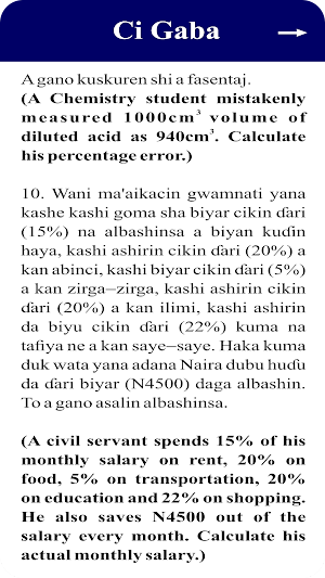 Mathematics In Hausa For SS2 Screenshot 2