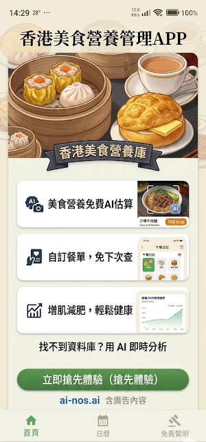 AI 港食卡路里：Nutrition Tracker Screenshot 0