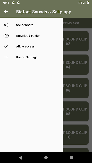 Bigfoot Sound Collections ~ Sclip.app Screenshot 3