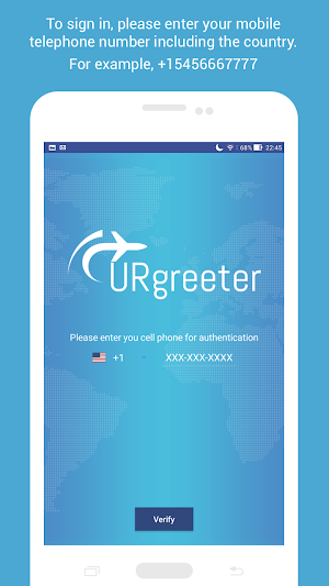 URgreeter Screenshot 0