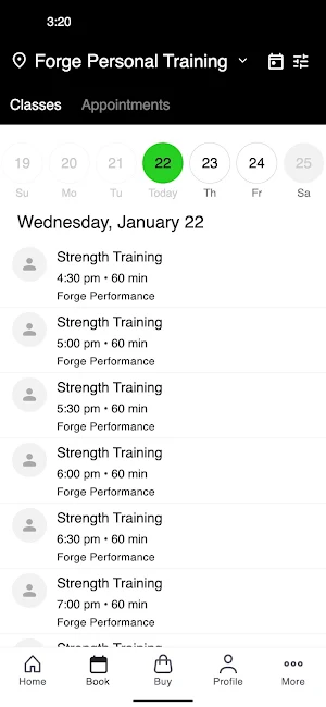 Forge Personal Training Screenshot 1