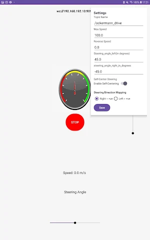 ROS2 Ackermann Teleop Screenshot 3