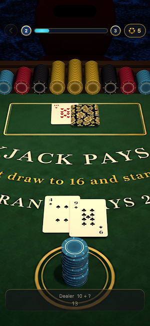 Blackjack 3D: 21 Casino Game Screenshot 1