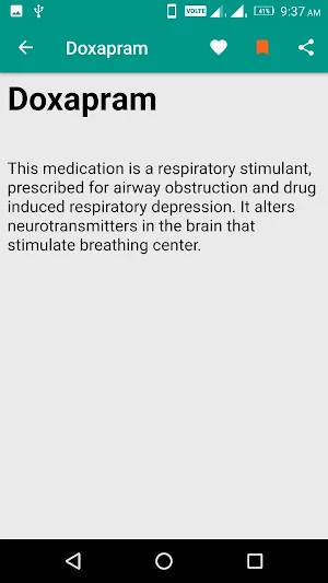 Drugs Dictionary Screenshot 2