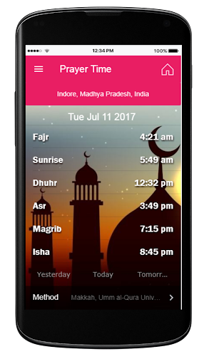 Ramadan Azan Time - (Islamic Namaz / Prayer Times) Screenshot 0