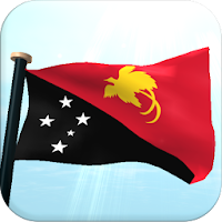 Papua New Guinea Flag 3D