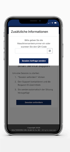 WALTER Service Screenshot 2