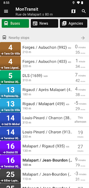Trois-Rivières STTR Bus - Mon… screenshot 1