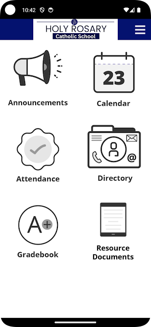 Holy Rosary Catholic School Screenshot 1