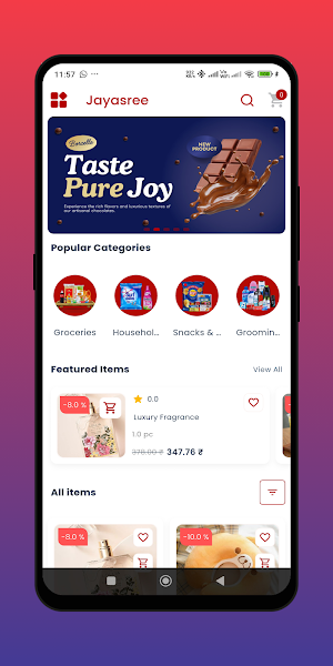 JayaSree SuperMarket Screenshot 1