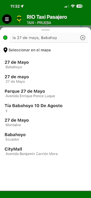 RIO Taxi Pasajero Screenshot 2