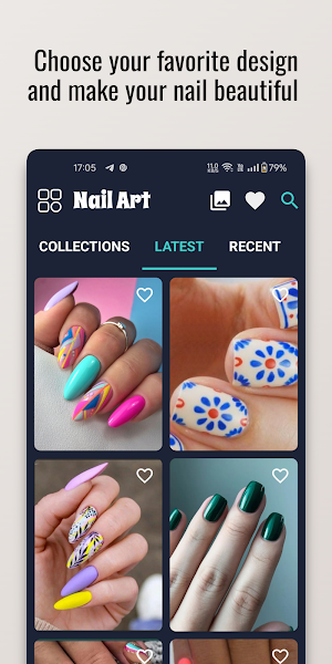 Bold Brights Nail Art Design Screenshot 2