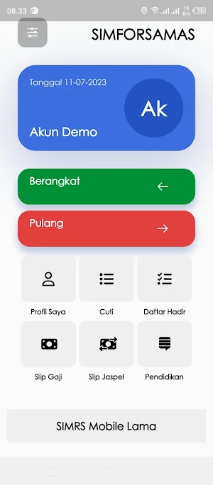 Simforsamas Mobile Screenshot 1