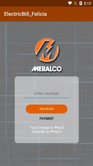 ElectricBill_Felicia Screenshot 2