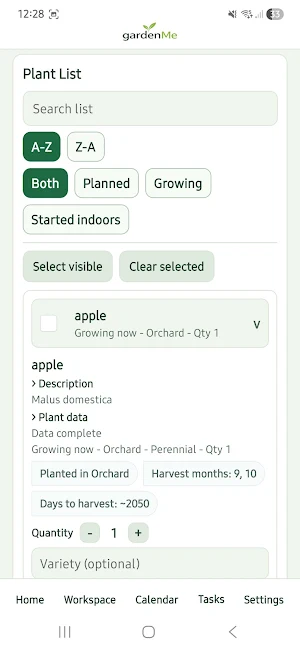 gardenMe Screenshot 3