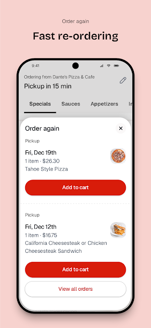 Dantes Pizza & Cafe Screenshot 3