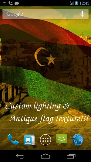 Libya Flag Live Wallpaper Screenshot 3