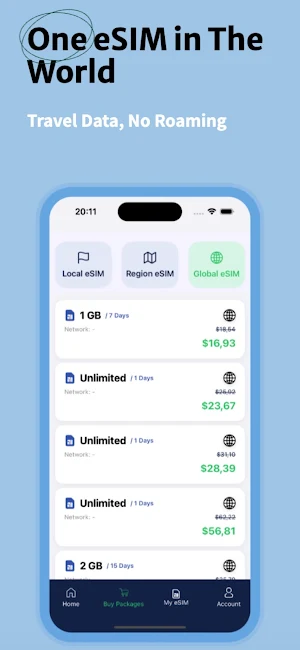 eSim Route Screenshot 3