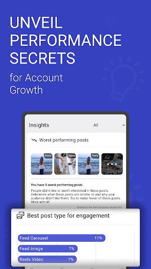 Inalytics: followers tracker Screenshot 1