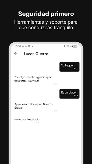 Conductores - MoviSur Screenshot 3