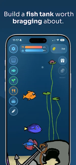 SK Club: Frik'd Up Fishies Screenshot 2