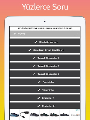 Açık Lise İnternetsiz Test Çöz Screenshot 1