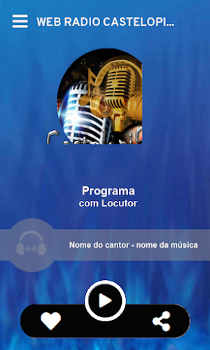 Web Rádio Castelopifm Screenshot 0
