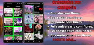 Bom Dia com flores Screenshot 1