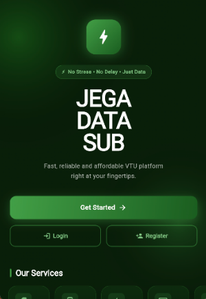 Jega DataSub Screenshot 0