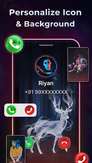 Color Phone Call Screen Themes Screenshot 2