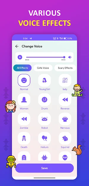 Call Voice Changer Boy to Girl Screenshot 2