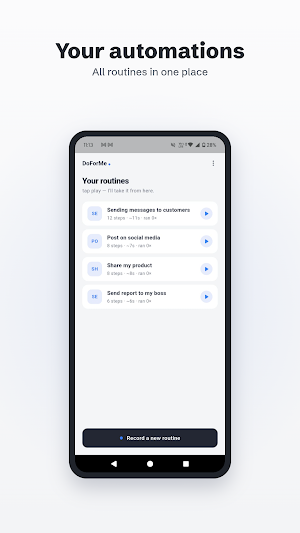 DoForMe: Auto Click & Macro Screenshot 1