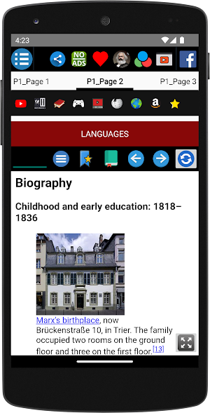 Karl Marx - Biography Screenshot 2