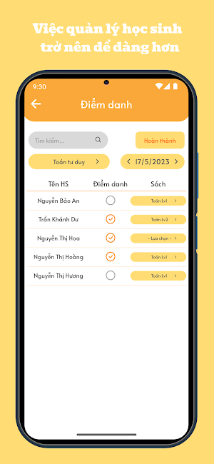 Quản Lý & Điểm Danh Screenshot 1