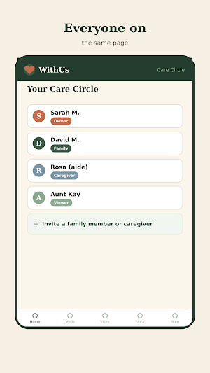 WithUs: Aging Parent Care Screenshot 1