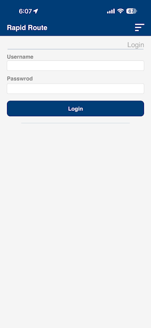 Rapid Route And Delivery Screenshot 0