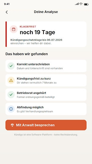 Kündigo Screenshot 1