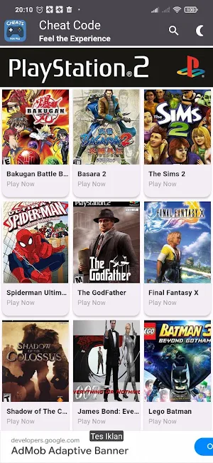 Cheats for PlayStation Screenshot 2