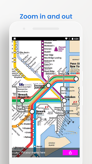 Jersey City Bus Map Offline Screenshot 2