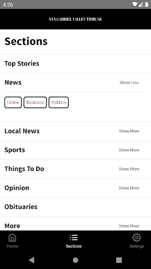 San Gabriel Valley Tribune Screenshot 2