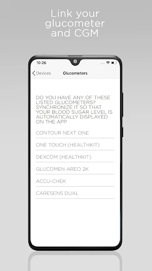 Diabetes control APP Screenshot 3