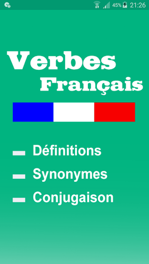 Verbes Français (conjugaison sans internet) Screenshot 0