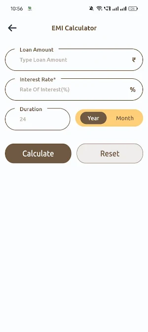 LoanCash - EMI Loan Calculator Screenshot 3