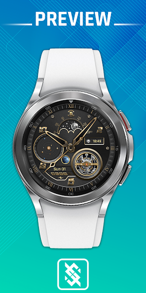 BFF12- Gold Analog Galaxy Gear Screenshot 0