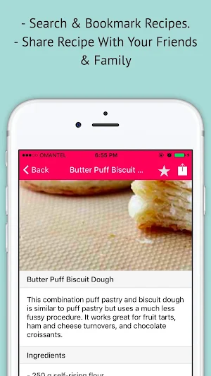 Biscuit Recipes - Offline Easy Biscuit Recipe Screenshot 1