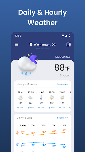 Weather Now & Forecast Screenshot 1